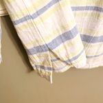 Denim & Co . Beach Long Sleeve Striped Gauze Tunic Size Medium Photo 7