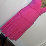 Chic Pink Sleeveless Dress Photo 2