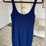 Forever 21 Minimalist Modern Core Navy Sleeveless Bodycon Midi Dress Timeless Appeal Sz S Photo 2