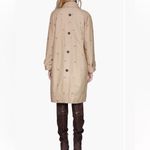 Avec Les Filles  Horse Tan equine embroidered trench coat  Jacket large Photo 2
