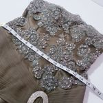 Jovani  Rhinestones Embellished Strapless Evening Gown Satin Long Dress Photo 4