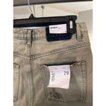 Vervet by Flying Monkey Women’s Distressed Jeans Sz 29 Olive Green Straight Leg Photo 6