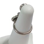 ZUNI Artist Signed LES Southwestern Natural Coral Vintage Ring Sz 5 Photo 6