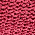 Free People Halo Pullover Crocheted Knit Sweater Oversized Coral Pink Photo 10