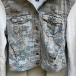 Tinseltown  Denim Couture Camo Hoodie Size Med Photo 6
