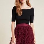 Anthropologie Seen Worn Kept Rhapsody Textured Maxi Tulle Cocktail Holiday Sz 2 Photo 1