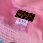 Von Dutch NWT PINK ALL OVER LOGO PRINT BUCKET HAT - ONE SIZE Photo 4