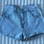 PacSun Light Blue Mom Jean Shorts Photo 0