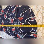 BURRYCO Floral Print Mini Puff Sleeve Lace Collar Flowy Dress Size 4 Photo 12