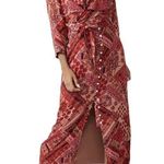 Free People LENNON BUTTON-FRONT MAXI DRESS OB1563474 FLORAL PRIMROSE COMBO SZ XS Photo 0