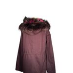 Gianni Bini  Burgundy‎ Fur-Trim Jacket Photo 3