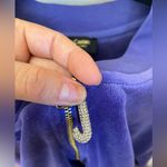 Juicy Couture NWT  J Bling Velour Westwood Jacket in plum purple Photo 6