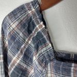 Universal Threads Universal Thread S Plaid Mini Dress Long Sleeved in Blue Photo 5