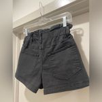 Wild Fable Target Black Stretchy Denim Elastic Waistband Paper Bag Shorts - XS Photo 3