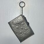 Coach Metallic  Small Key Chain Wallet Silver Photo 1