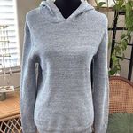 Banana Republic  Heathered Baby Blue Knit Pullover Hoodie Sweater Photo 0