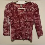 Guess  Glittery Tie-Dye Top | Shirt Photo 0