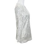 Majorelle  Ash White Silver Sequin Shimmer Mini New Years Eve Dress Womens Size S Photo 2