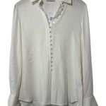 Lafayette 148  New York NWT silk button front  sample blouse Photo 0