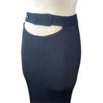 Aya Muse Maggie Cutout Skirt in Black X Photo 5