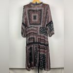 Mimi Chica Boho Paisley Knee Length Printed Dress Photo 8