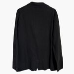 J Crew Women Size L Black Knit Blazer Jacket Cardigan Sweater Comfort Lagenlook Size L Photo 1