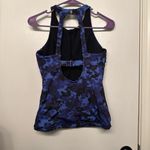Athleta  Blue and Black Camouflage Swim Top Size 34B/C Photo 1