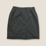 Jacqueline Ferrar Vintage 80s Knee Length Pencil Skirt Dark Forest Green 16 Photo 3