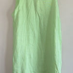 A New Day ‎ Lime Green Keyhole Back Linen Blend Summer Sundress Dress XS NEW NWT Photo 0