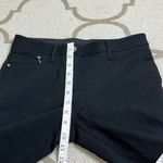 Chico's  Ponte knit So Slimming Jeggings Black Solid Stretch Pants, Size 2 short Photo 3