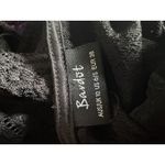 Bardot  Black‎ Lace Dress S Open Back Long Sleeve Bodycon Gothic Cocktail Party Photo 2