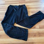 LuLaRoe  Black Plaid Wide Leg Pants Women's Size L Cozy‎ Stretch Pull-On Trousers Photo 0