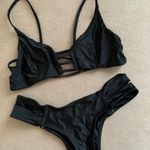 Black Strappy Bikini Set Size XS Photo 0