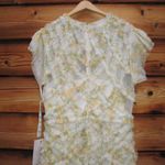 Mac Duggal  8009 Womens High Neck Ruffle Cap Sleeve Gown Dress Photo 10