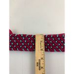 Vintage 90s Statement Belt Burke Deyo Braided Pink Blue Waist Tie Womens Wide Photo 6