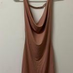 SheIn BAE Solid Backless Bodycon Mini Dress Photo 4