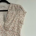 Outerknown  Juniper Floral Print V-Neck Short Sleeve Mini Dress Size Small New Photo 5