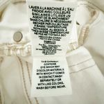 Free People | Destroyed Distressed Skinny Ankle Jeans White Tan Topstitch | 26 Photo 8