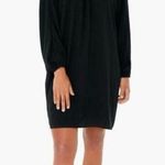 Tuckernuck Pomander Place Black Eliza Mini Shift Long Sleeve Dress Size Small Photo 0