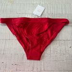 ANDIE  Swim the Banded Cheeky Bikini Bottom NWT‎ size XL Cherry Red Swimsuit Photo 2