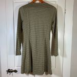 Toad&Co Women's Striped Long Sleeve Casual Organic Dress Small Green Pockets Photo 2