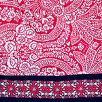 Soho NWT NY Red White Blue Paisley Halter Blouse Top sz X LARGE Photo 3