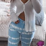 PacSun Patterned Mom Jeans  Photo 1