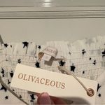 Olivaceous  cold shoulder tie strap Romper white‎ Black Star Pattern size small Photo 2