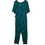 Sundance  NEW Grand Bays Jumpsuit Size S Floral Ruffle Sleeve Pockets Photo 3