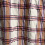 Jachs Girlfriend  New York Multi Color Plaid Flannel Long Sleeve Shirt Photo 5
