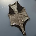 Victoria's Secret Women’s Victoria’s Secret VS Sport Metallic Bodysuit Sz S Small Photo 9