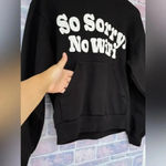 Madhappy  So Sorry No WiFi Black Hooded Sweatshirt size XS Photo 2
