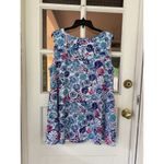 Woman Within Top Women's Sz 18/20 Abstract Floral Print Colorful Sleeveless Photo 6