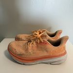 Hoka  Women's Clifton 8‎ Cantaloupe Orange Sneaker Comfort Shoe 8B Photo 2
